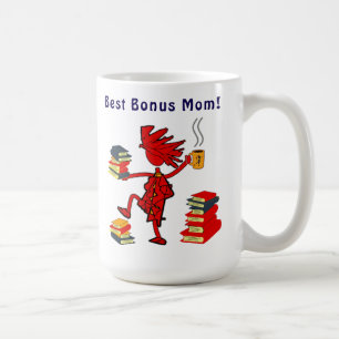 Bonus Mama! Liebe Books Kaffeezubereitung Tasse