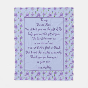 Bonus Mama Lila Iris Mittleres Fleece Blanken