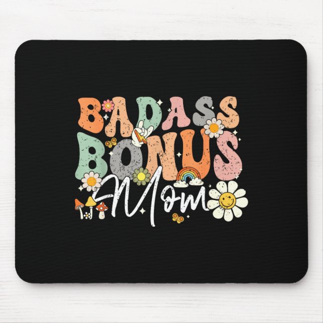 Bonus-Mama lustige Stiefmutter Muttertag  Mousepad (Vorne)