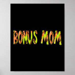 Bonus-Mama von beiden halben Skelett-Weichteil-Geb Poster