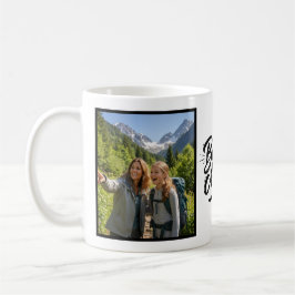 Bonus Mom Brush Script Two Photo Kaffeetasse