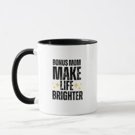 Bonus Mom giftful Design Typography Tasse