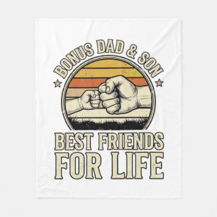 Bonus Papa & Sohn beste Freunde Vintage-Shirt-Desi Fleecedecke