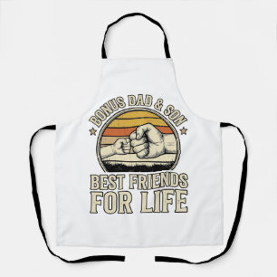 Bonus Papa & Sohn beste Freunde Vintage-Shirt-Desi Schürze