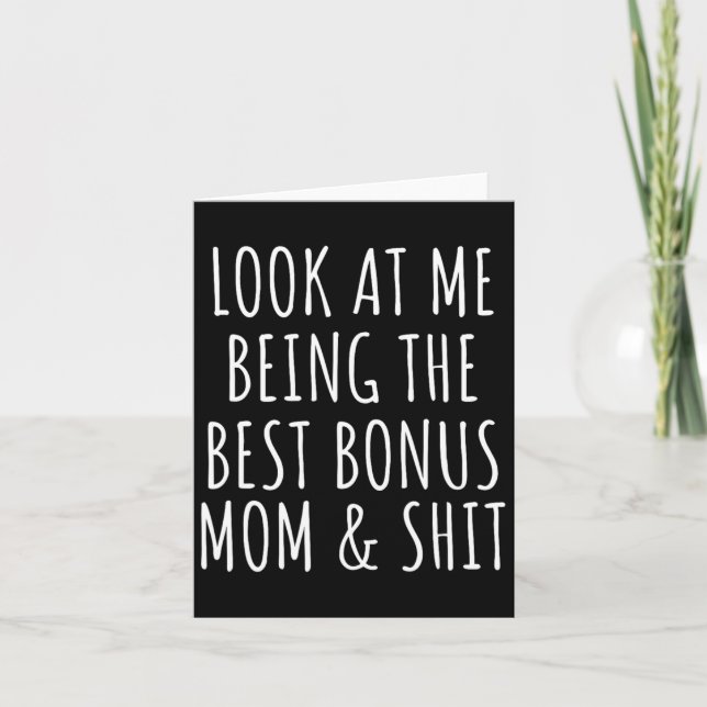 Bonus Step Mama Mütter Tag von Steptoerschritten Karte (Vorderseite)