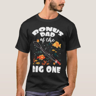 Bonus-Vater der großen 1 Geburtstag Fischerei Them T-Shirt