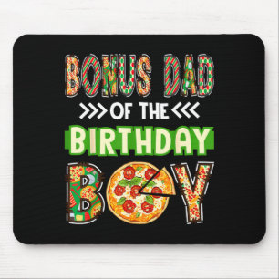 Bonus-Vater des Geburtstagsjungen-Pizza-Liebhabers Mousepad