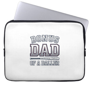 Bonus-Vater eines Ballers Vintage-Sport-Shirt-Desi Laptopschutzhülle