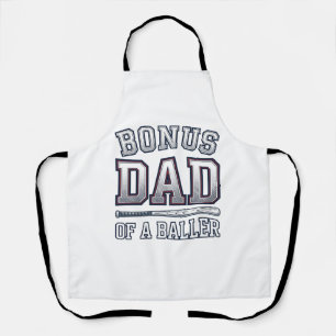 Bonus-Vater eines Ballers Vintage-Sport-Shirt-Desi Schürze