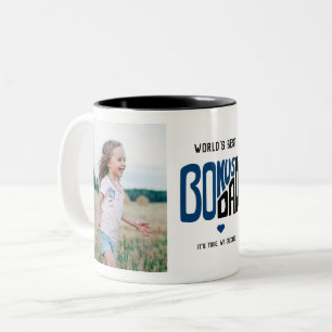 Bonus Vater Foto Design Zweifarbige Tasse