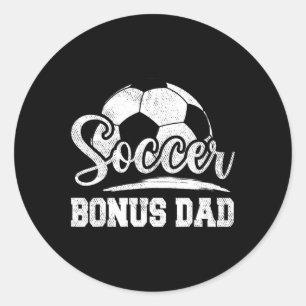 Bonus Vater Fußball Spieler Tag Vatertag Runder Aufkleber