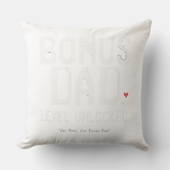 Bonus Vater Heartfelt Kissen Geschenk von Daughter (Vorderseite)