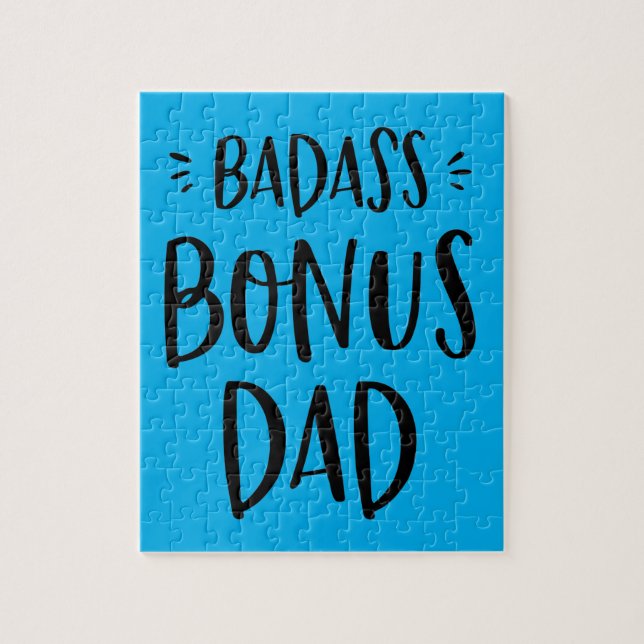 Bonus Vater Spaß Stepdad Vater's Day Stepfather Bl Puzzle (Vertikal)