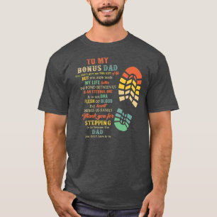 Bonus-Vater Vatertagsgeschenk von Stiefvater für T-Shirt