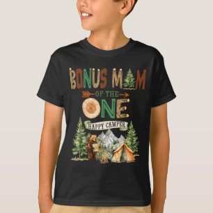 Bonusmutter des einen glücklichen Camper zum 1. Ge T-Shirt