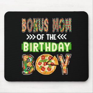 Bonusmutter des Jungen Geburtstagsjunge Pizzaliebh Mousepad