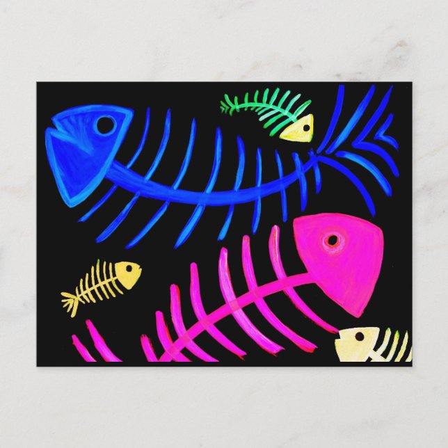 Bony Fish Postkarte (Vorderseite)