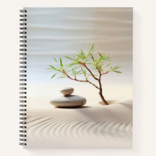 Bonzai Pflanze Wind Tranquil Friedlich Notizbuch