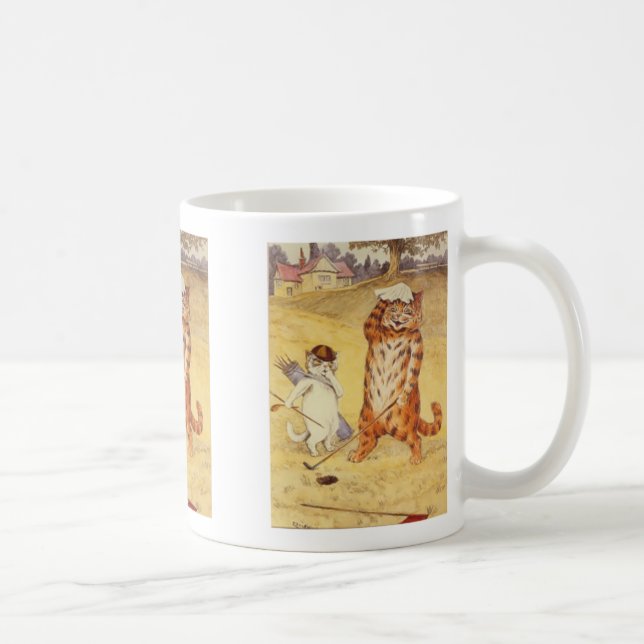 Bonze, die Golf spielt Tasse (Rechts)