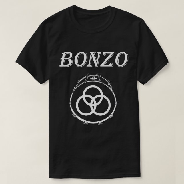 Bonzo Three Rings Symbol Bass Drum T - Shirt (Design vorne)