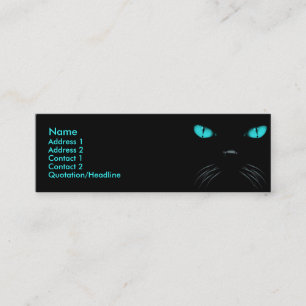 Boo - Aquamarine-Visitenkarte Mini Visitenkarte