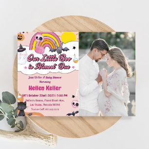 Boo Baby Dusche Unser kleiner Boo ist fast fällig Einladung