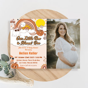 Boo Baby Dusche Unser kleiner Boo ist fast fällig Einladung