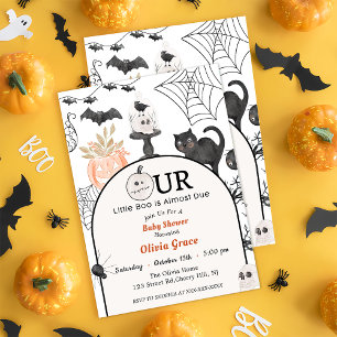 Boo Baby Dusche Unser kleiner Boo ist fast fällig Einladung