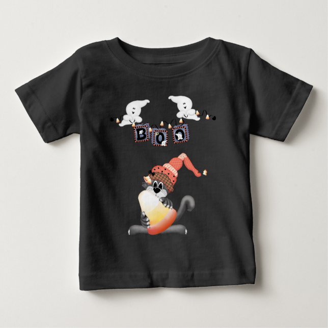 Boo Baby Halloween Baby T-shirt (Vorderseite)