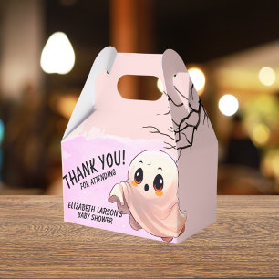 Boo Baby Shower Halloween Rosa Thema Süße Party Geschenkschachtel
