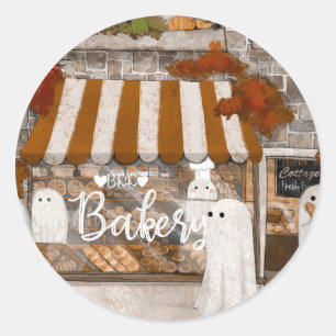 Boo Bakery Runder Aufkleber