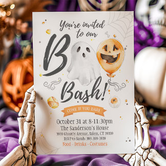 Boo-Bash-Einladung, Halloween-Einladung Einladung