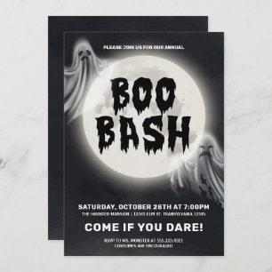 Boo Bash, Halloween-Party Einladung