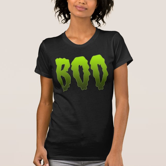 Boo-beängstigender Halloween-Zombie-Geist-Horror T-Shirt (Vorderseite)