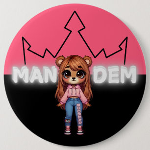 Boo Bear - Mandem Collection -SVBK- SILVERBCKK TTV Button