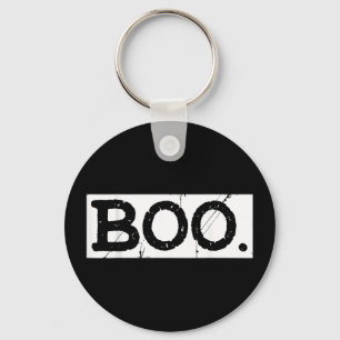 Boo bedrängte Retro-Geist Halloween-Ästhetik Schlüsselanhänger