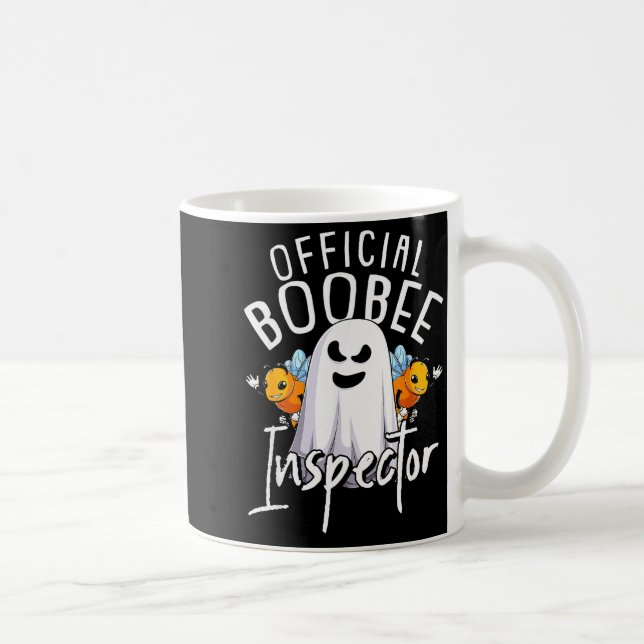 Boo-bee Inspector Lazy Diy Halloween Costume Funny Kaffeetasse (Rechts)