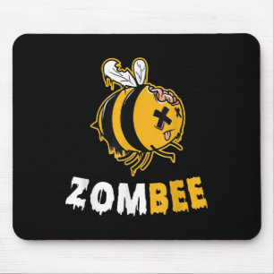 Boo Bee Zombee Zombie Funny Beekeper Halloween Cos Mousepad