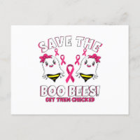 Boo Bees Breast Cancer Awareness Pink Ribbon