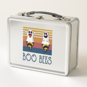 Boo Bees Couple Ghost Halloween Shirt Metall Brotdose