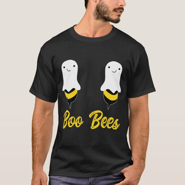 Boo Bees Couples Halloween Costume Funny Bees T-Sh T-Shirt (Vorderseite)