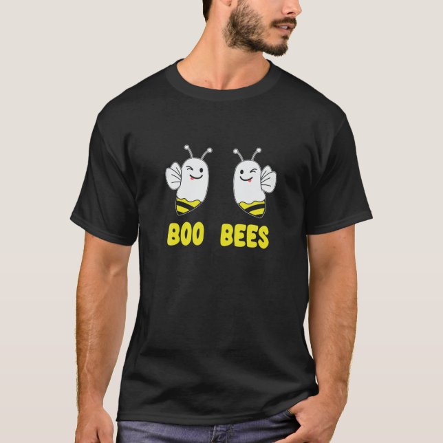 Boo Bees Couples Halloween Kostüm Funny N Boo Bee T-Shirt (Vorderseite)