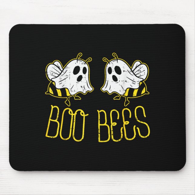 Boo Bees Funny Couples Halloween Costume For Adult Mousepad (Vorne)