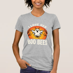 Boo Bees Halloween Geist Biene Lustiges Design_1 T-Shirt