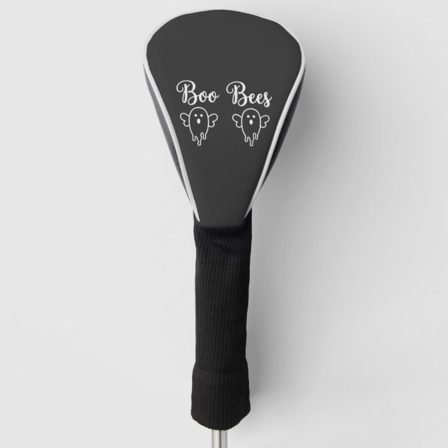 Boo Bees Halloween-Geister-Design Golf Headcover (Vorderseite)