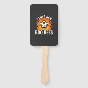 Boo Bees Halloween-Geisterbiene Lustiges Design_1 Fächer