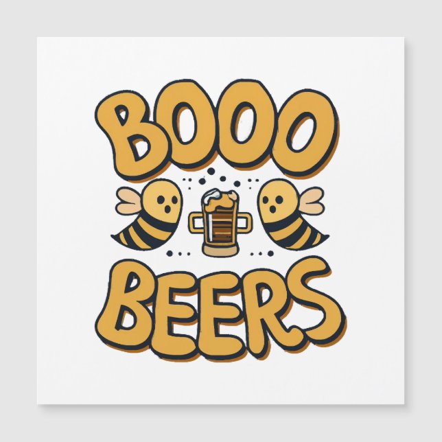 Boo Bees Magnetkarte (Vorderseite)