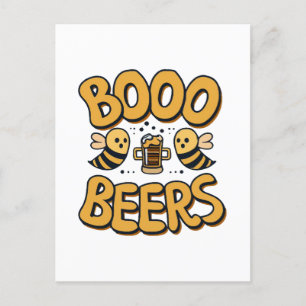 Boo Bees Postkarte