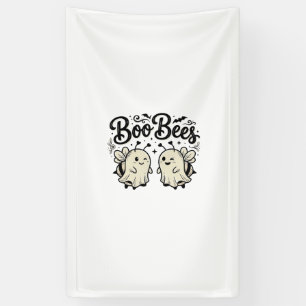 Boo Bees Vintage Halloween Geist Biene Design_1 Banner