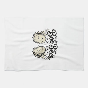 Boo Bees Vintage Halloween-Geist-Biene-Design_1 Geschirrtuch